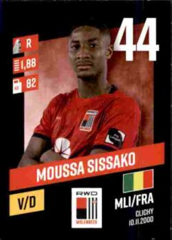 2023-24 Panini Belgium Pro League Stickers #229 Moussa Sissako