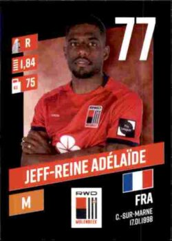 2023-24 Panini Belgium Pro League Stickers #231 Jeff-Reine Adélaïde