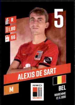 2023-24 Panini Belgium Pro League Stickers #233 Alexis De Sart