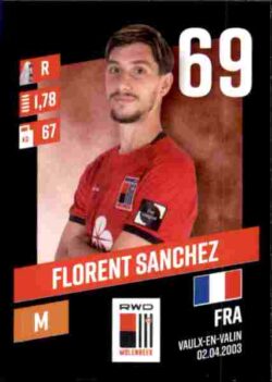 2023-24 Panini Belgium Pro League Stickers #234 Florent Sanchez