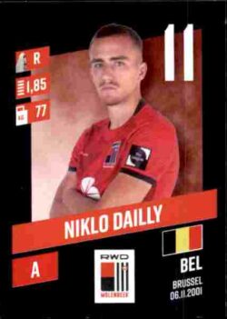 2023-24 Panini Belgium Pro League Stickers #237 Niklo Dailly