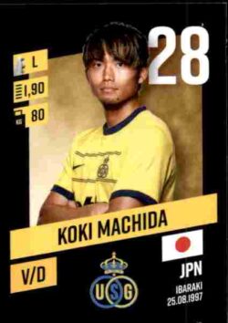 2023-24 Panini Belgium Pro League Stickers #247 Koki Machida