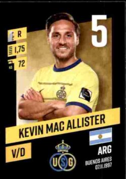 2023-24 Panini Belgium Pro League Stickers #249 Kevin Mac Allister