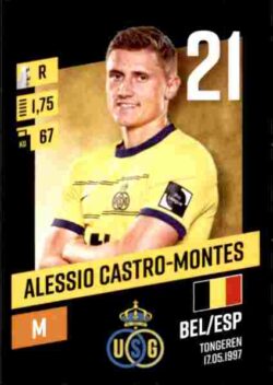 2023-24 Panini Belgium Pro League Stickers #251 Alessio Castro-Montes