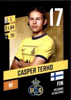 2023-24 Panini Belgium Pro League Stickers #254 Casper Terho