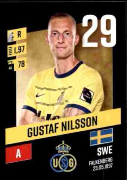 2023-24 Panini Belgium Pro League Stickers #260 Gustaf Nilsson