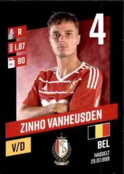 2023-24 Panini Belgium Pro League Stickers #265 Zinho Vanheusden