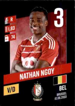 2023-24 Panini Belgium Pro League Stickers #267 Nathan Ngoy