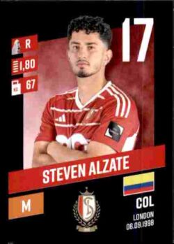 2023-24 Panini Belgium Pro League Stickers #273 Steven Alzate