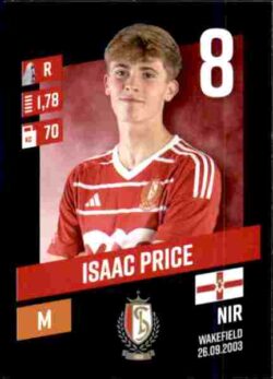 2023-24 Panini Belgium Pro League Stickers #275 Isaac Price