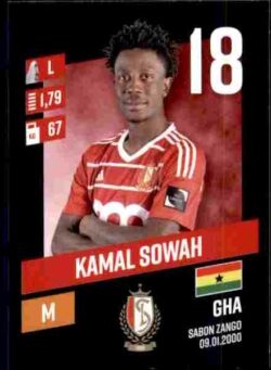 2023-24 Panini Belgium Pro League Stickers #276 Kamal Sowah