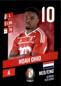 2023-24 Panini Belgium Pro League Stickers #277 Noah Ohio