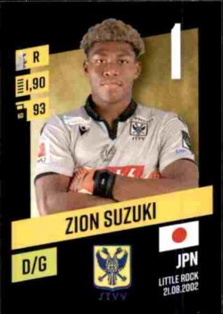 2023-24 Panini Belgium Pro League Stickers #283 Zion Suzuki