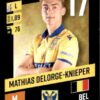 2023-24 Panini Belgium Pro League Stickers #292 Mathias Delorge-Knieper