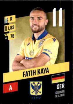 2023-24 Panini Belgium Pro League Stickers #297 Fatih Kaya