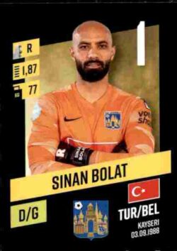 2023-24 Panini Belgium Pro League Stickers #303 Sinan Bolat