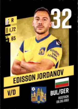 2023-24 Panini Belgium Pro League Stickers #304 Edisson Jordanov