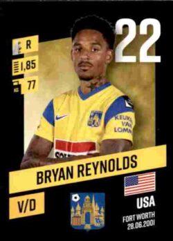 2023-24 Panini Belgium Pro League Stickers #306 Bryan Reynolds