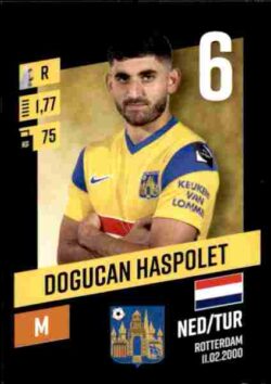 2023-24 Panini Belgium Pro League Stickers #310 Dogucan Haspolet