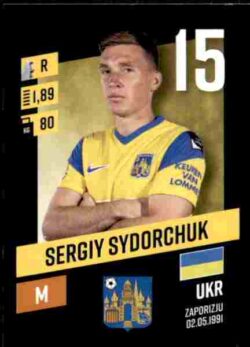 2023-24 Panini Belgium Pro League Stickers #312 Serhiy Sydorchuk