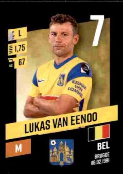 2023-24 Panini Belgium Pro League Stickers #313 Lukas Van Eenoo