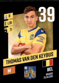 2023-24 Panini Belgium Pro League Stickers #314 Thomas Van Den Keybus