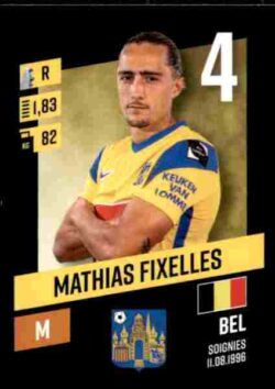 2023-24 Panini Belgium Pro League Stickers #315 Mathias Fixelles