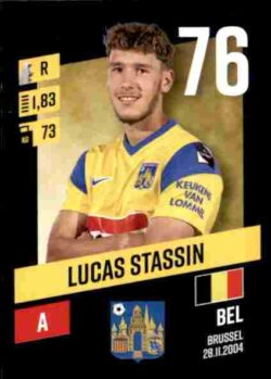 2023-24 Panini Belgium Pro League Stickers #318 Lucas Stassin