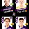 2023-24 Panini Belgium Pro League Stickers #322 Reedijk-Vercauteren-Masscho-Lapage