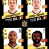 2023-24 Panini Belgium Pro League Stickers #334 Verstraete-Coopman-Luiz-Koyalipou