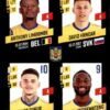 2023-24 Panini Belgium Pro League Stickers #335 Limbombe-Hrncar-Çukur-Kyeremateng