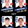 2023-24 Panini Belgium Pro League Stickers #340 Yakymenko-Vermant-Barbera-Homna