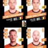 2023-24 Panini Belgium Pro League Stickers #343 Schuermans-Vansteenkiste-Janssens-De Ridder