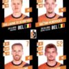 2023-24 Panini Belgium Pro League Stickers #344 De Schryver-Hendrickx-Staelens-Schryvers