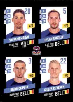 2023-24 Panini Belgium Pro League Stickers #348 Marzo-Ragolle-Pupe-Ruyssen