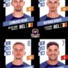 2023-24 Panini Belgium Pro League Stickers #349 Hens-Rodes-Van Oudenhove-MBarki