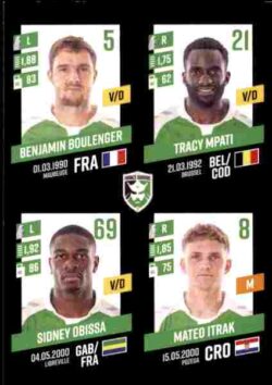 2023-24 Panini Belgium Pro League Stickers #353 Boulenger-Mpati-Obissa-Itrak