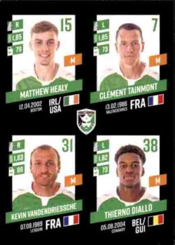 2023-24 Panini Belgium Pro League Stickers #354 Healy-Tainmont-Vandendriessche-Diallo