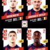 2023-24 Panini Belgium Pro League Stickers #363 Bustin-D'Ostilio-Wilmots-Lioka Lima