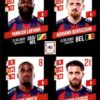 2023-24 Panini Belgium Pro League Stickers #365 Loemba-Bertaccini-Mputu-Cascio