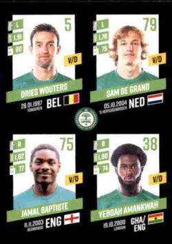 2023-24 Panini Belgium Pro League Stickers #373 Wouters-de Grand-Baptiste-Amankwah