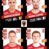 2023-24 Panini Belgium Pro League Stickers #379 Decoene-D'Arpino-Koziello-Henderson