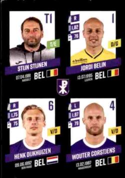 2023-24 Panini Belgium Pro League Stickers #382 Stijnen-Belin-Dijkhuizen-Corstjens