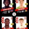 2023-24 Panini Belgium Pro League Stickers #392 Goreux-Poitoux-Diaw-Dodeigne