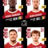 2023-24 Panini Belgium Pro League Stickers #398 Tambedou-Siegers-Ciranni-Willen