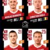 2023-24 Panini Belgium Pro League Stickers #399 Rommens-Bruls-Savic-Vormer