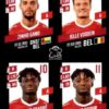 2023-24 Panini Belgium Pro League Stickers #400 Gano-Vossen-Traoré-Ndour