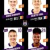 2023-24 Panini Belgium Pro League Stickers #404 Minnaert-Vidal-Vatafu-Buabadi