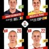 2023-24 Panini Belgium Pro League Stickers #407 Coenraets-Gil Perez-Golob-Janssen