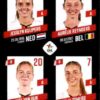 2023-24 Panini Belgium Pro League Stickers #410 Kuijpers-Reynders-van Dijk-Zomers